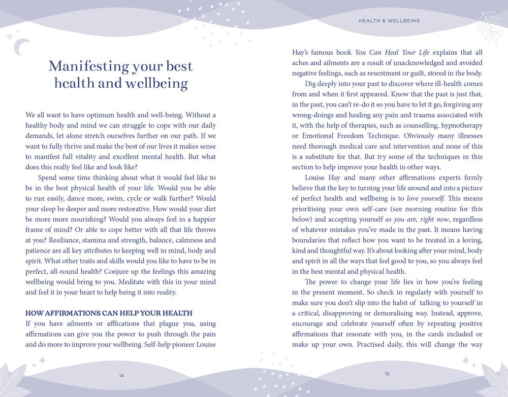 Manifesting Affirmations Book & Card Deck