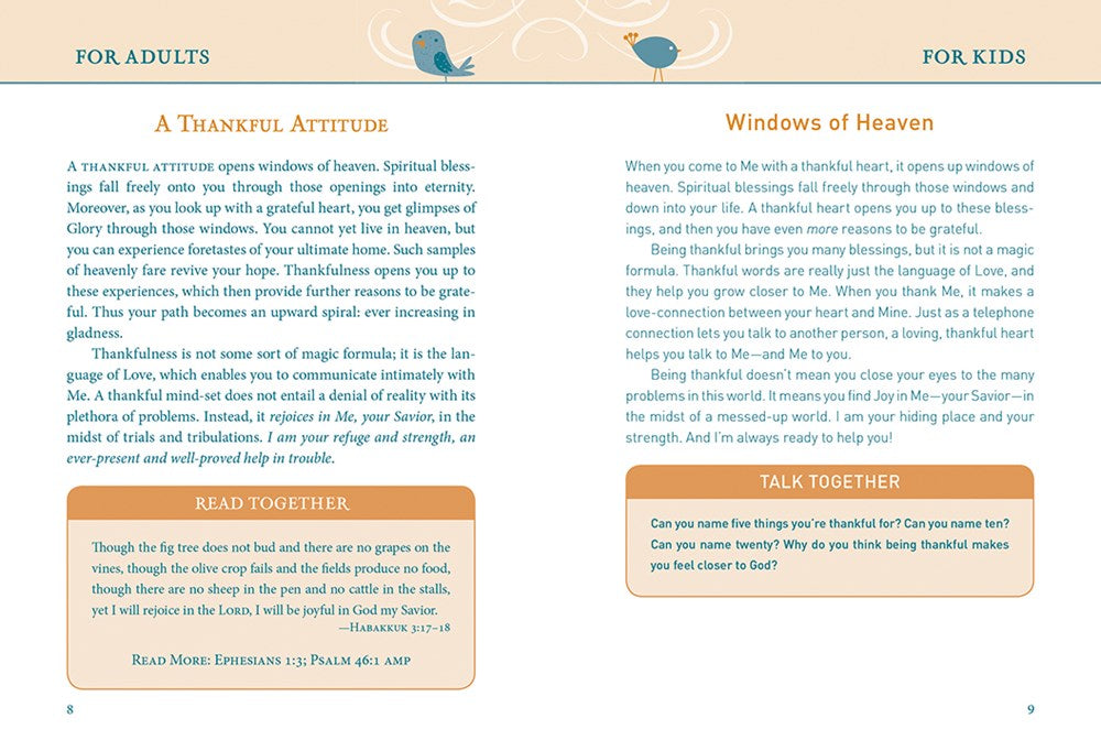 Jesus Calling Family Devotional, Hardcover, with Scripture References