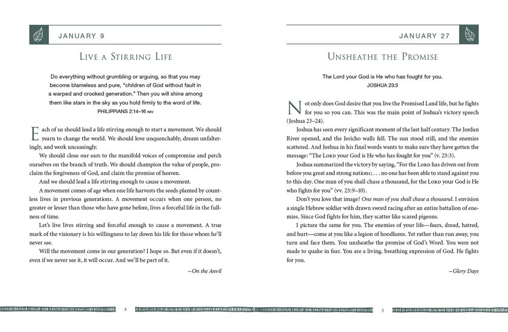 God Is With You Every Day (Large Text Leathersoft)