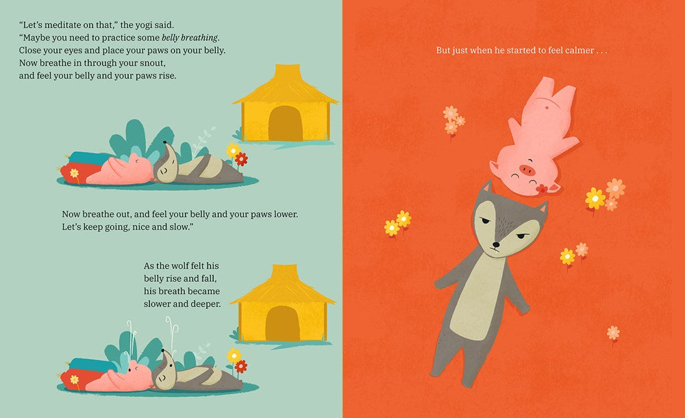 The Three Little Yogis and the Wolf Who Lost His Breath