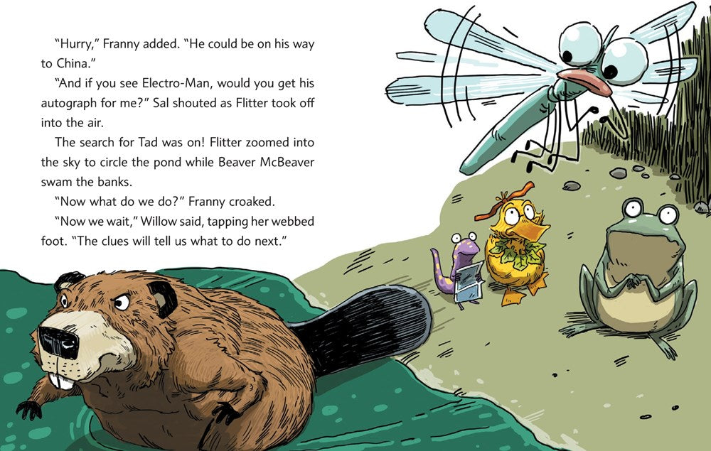 Detective Duck: The Case of the Missing Tadpole (Detective Duck #2)