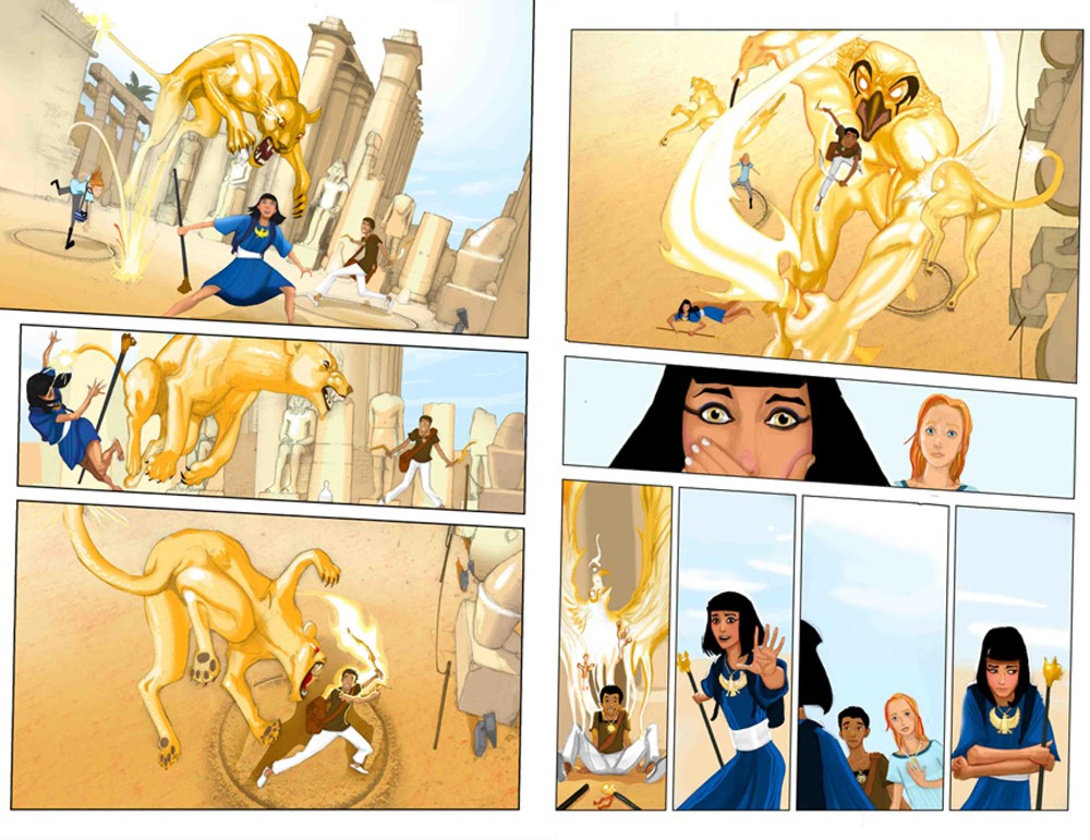 Kane Chronicles, The, Book One: Red Pyramid: The Graphic Novel, The-Kane Chronicles, The, Book One