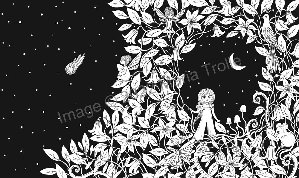 Moon Valley Coloring Book