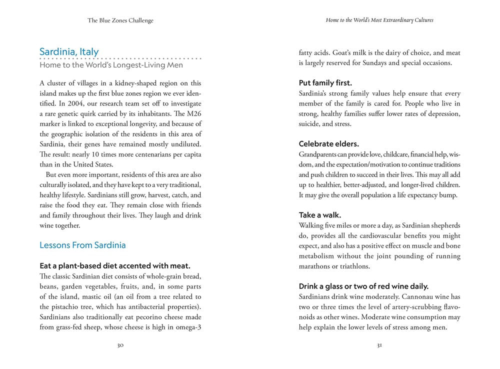 The Blue Zones Challenge: A 4-Week Plan for a Longer, Better Life
