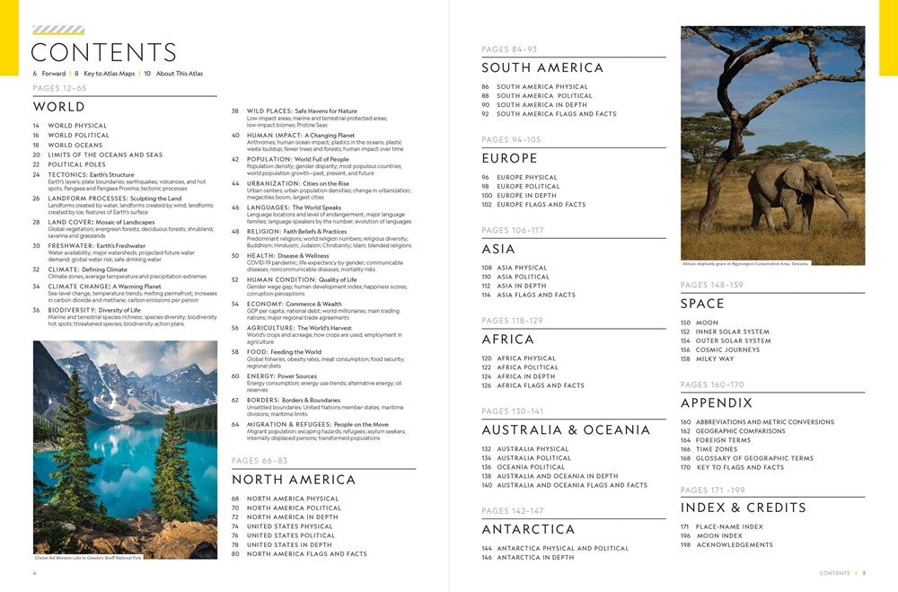 National Geographic Concise Atlas of the World, 5th edition: Authoritative and complete, with more than 200 maps and illustrations