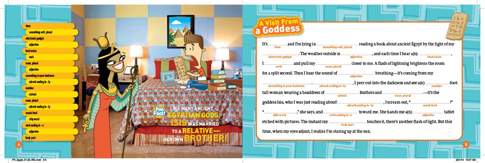 National Geographic Kids Funny Fillin: My Ancient Egypt Adventure