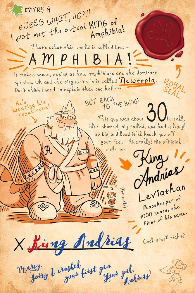 Disney Manga: Marcy's Journal - A Guide to Amphibia (Softcover Edition)