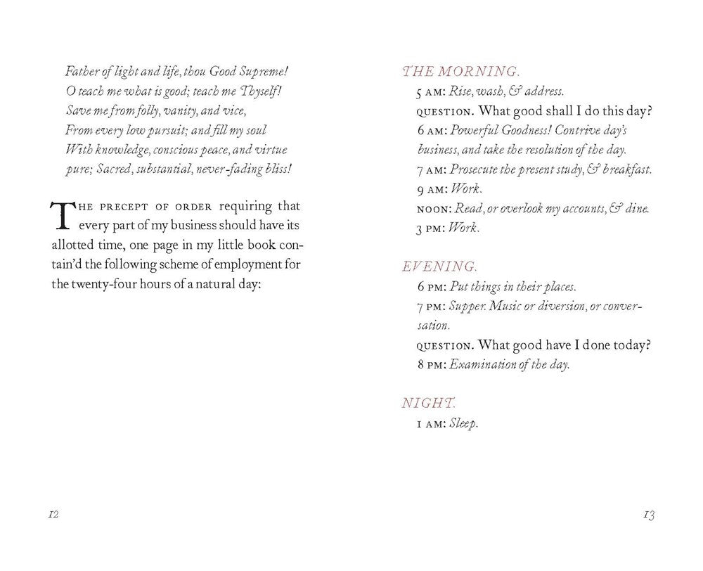 Benjamin Franklin's Book of Virtues