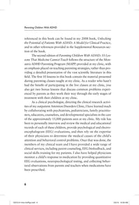 Parenting Children With ADHD