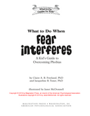 What to Do When Fear Interferes