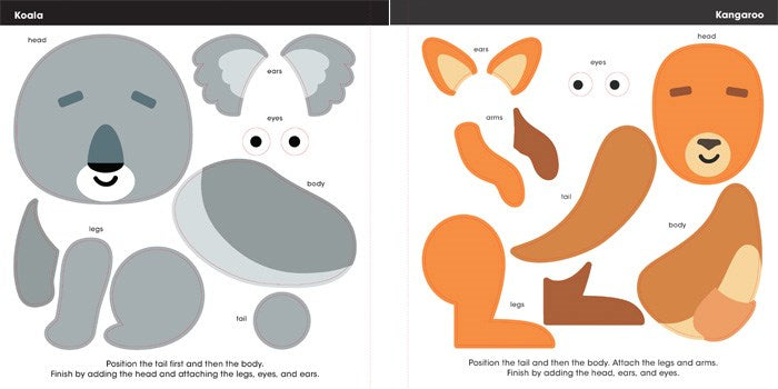 First Sticker Art: Zoo Animals : Use Stickers to Create 20 Cute Zoo Animals