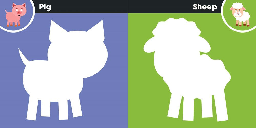 First Sticker Art: Farm Animals