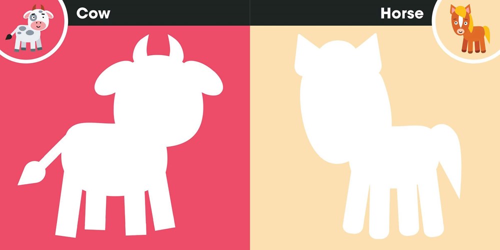 First Sticker Art: Farm Animals