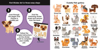 First Sticker Art: Cuddly Pets : Use Stickers to Create 20 Cute Cuddly Pets