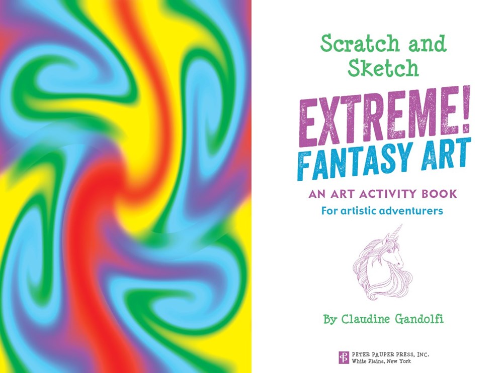 Scratch & Sketch Extreme Fantasy Art (Trace Along)