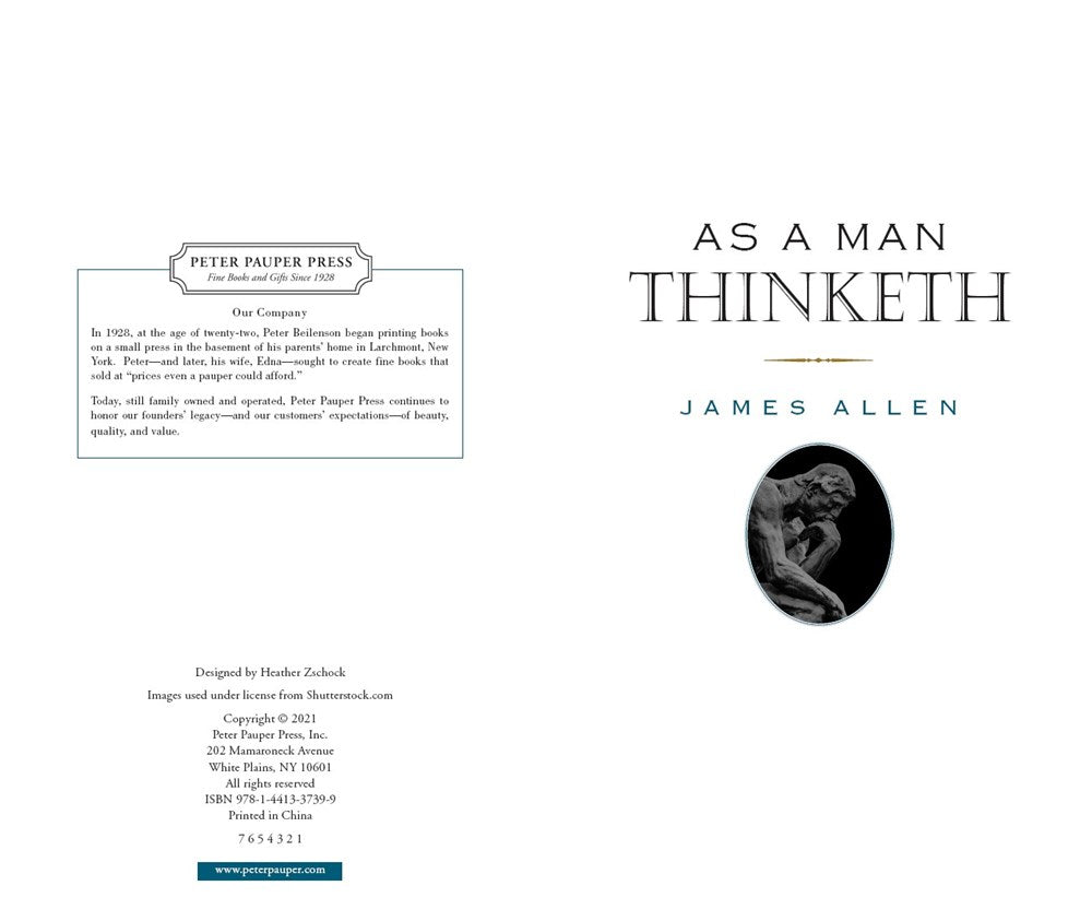 As A Man Thinketh