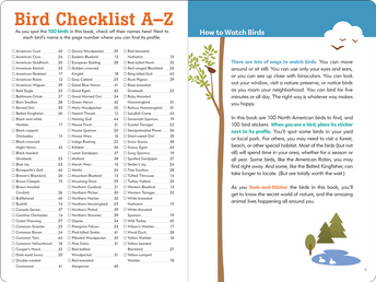 Birder's Logbook: A Seek-and-Sticker Book for Budding Ornithologists (comes with 100 full-color stickers of birds!)
