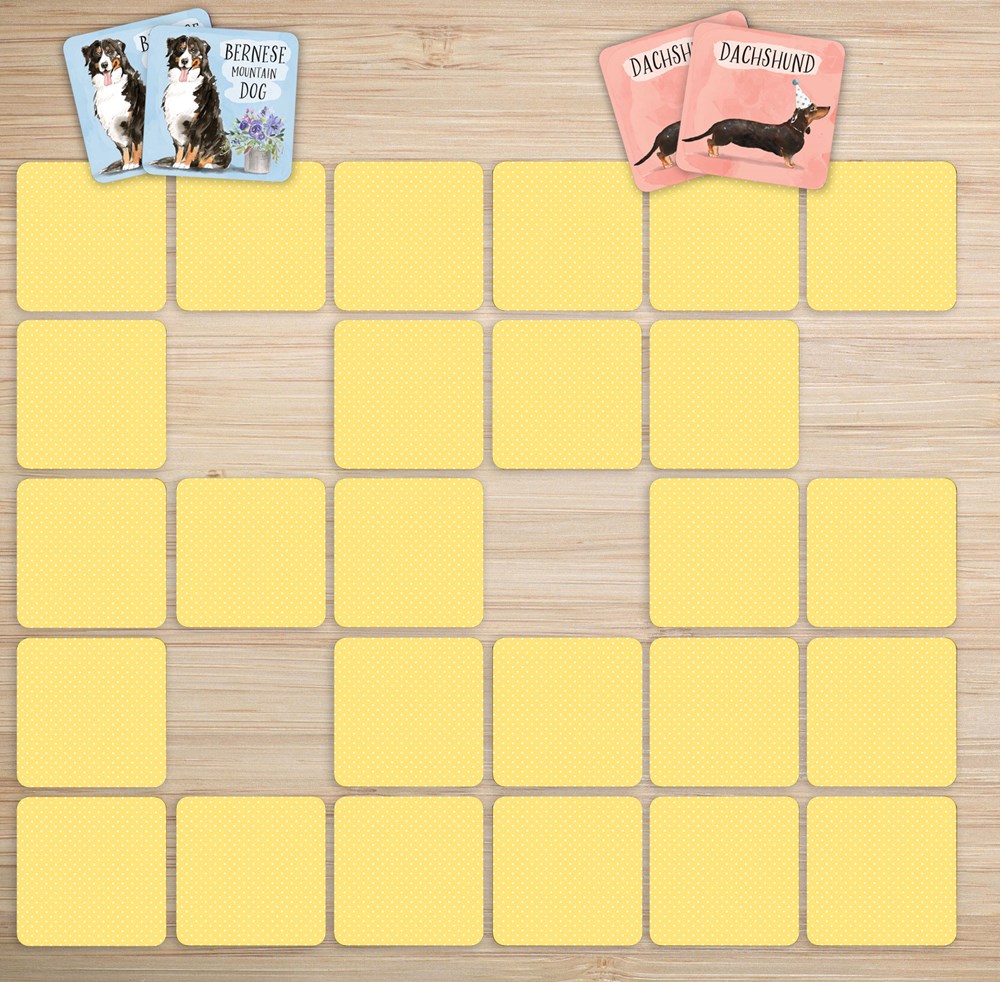 Dogs Memory Match Game (Set of 72 cards)
