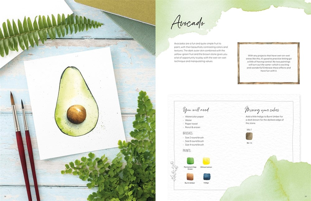 Watercolor for the Soul: Simple painting projects for beginners, to calm, soothe and inspire