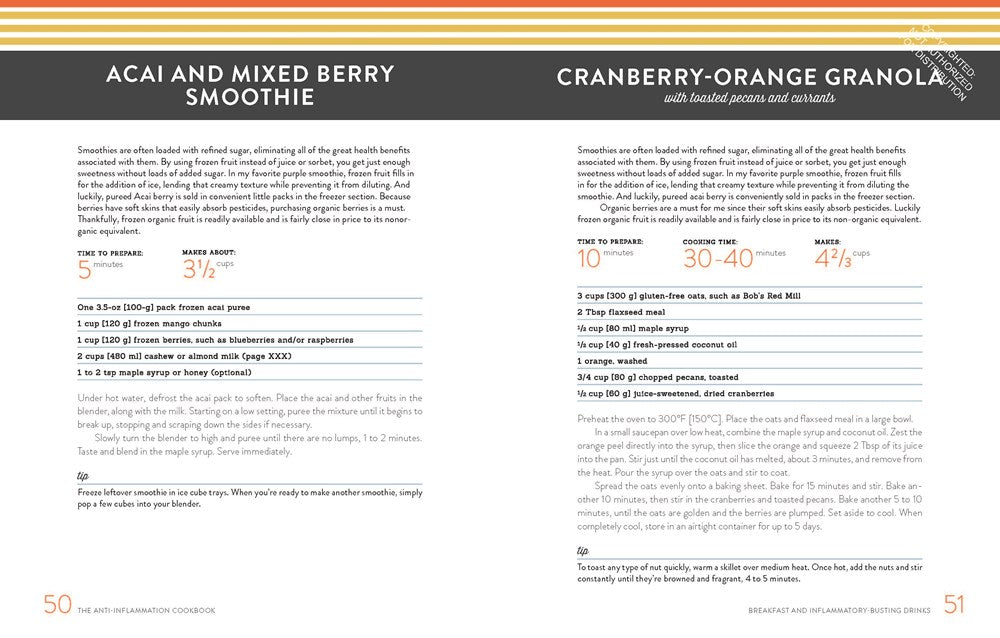 The Anti-Inflammation Cookbook