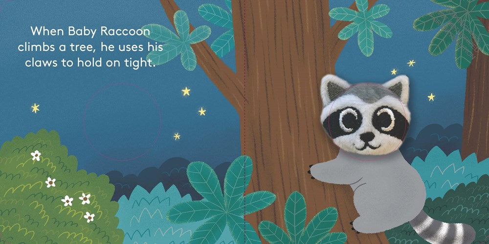 Baby Raccoon: Finger Puppet Book