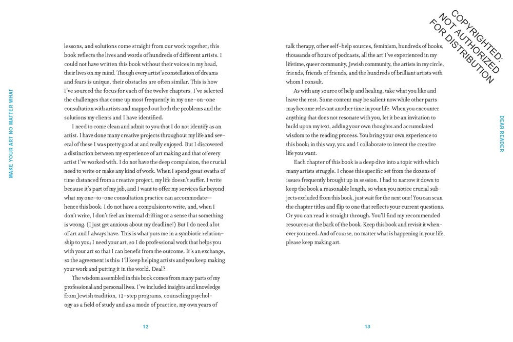 Make Your Art No Matter What