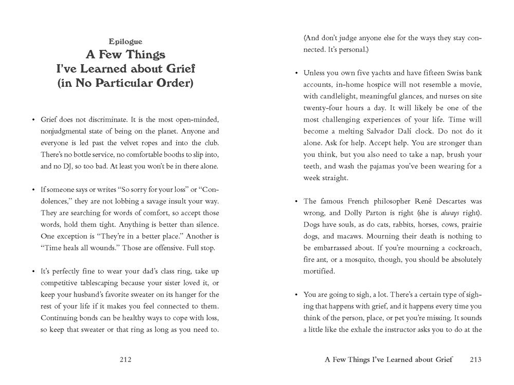 So Sorry for Your Loss: How I Learned to Live with Grief, and Other Grave Concerns