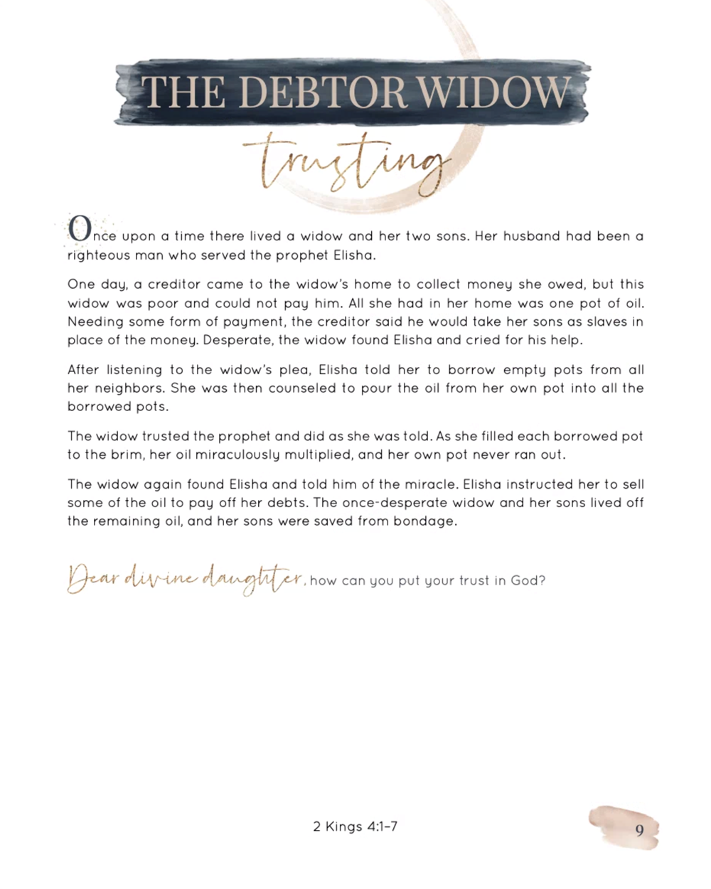 Dear Divine Daughter