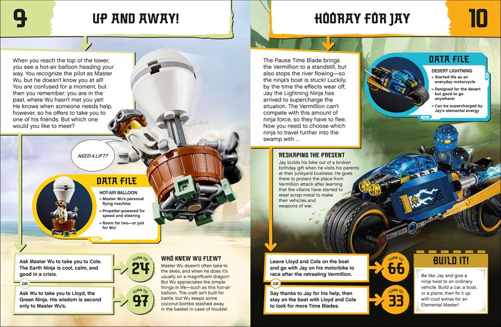 LEGO NINJAGO Choose Your Ninja Mission: With NINJAGO Jay minifigure