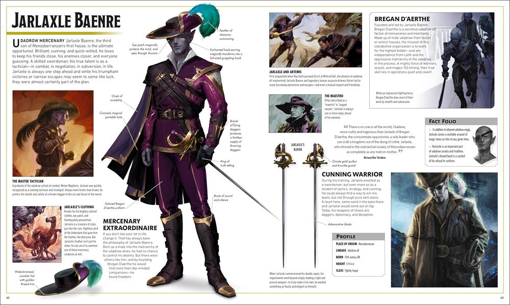 Dungeons and Dragons The Legend of Drizzt Visual Dictionary