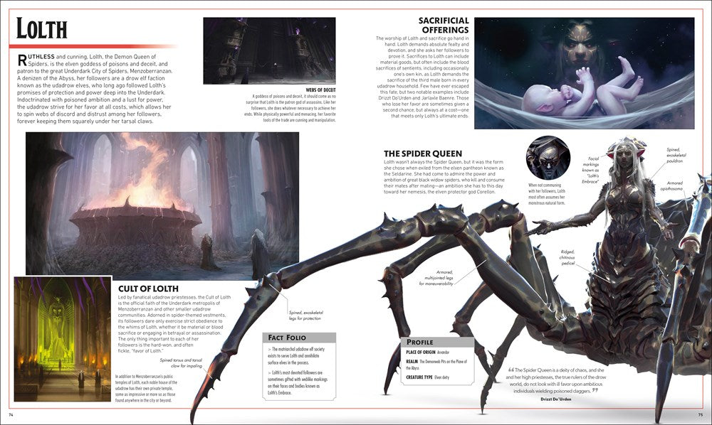 Dungeons and Dragons The Legend of Drizzt Visual Dictionary