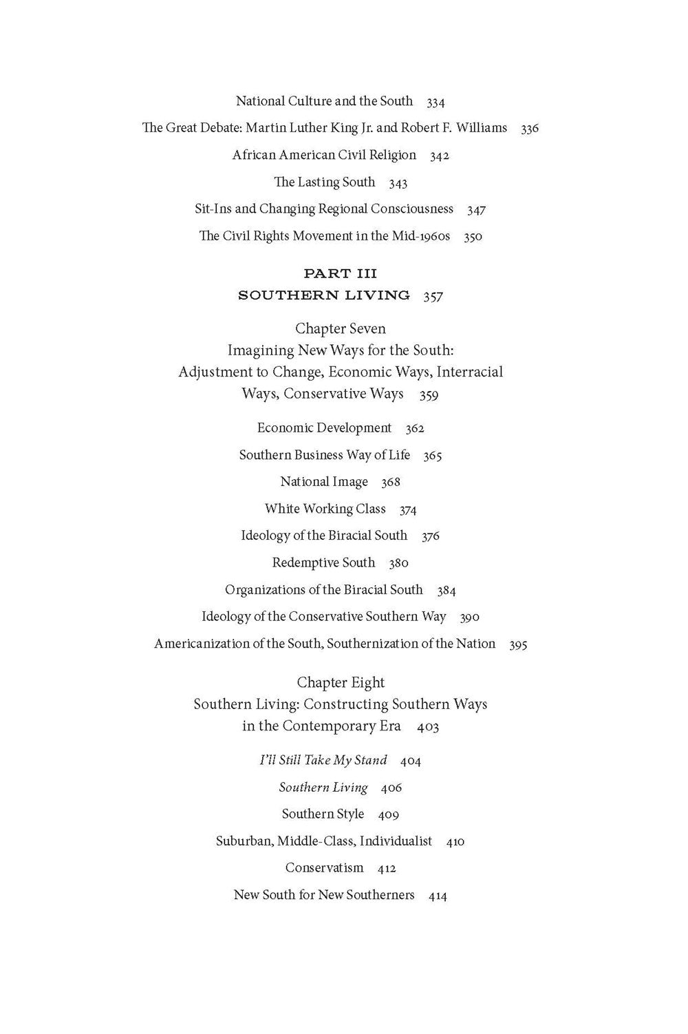 The Southern Way of Life