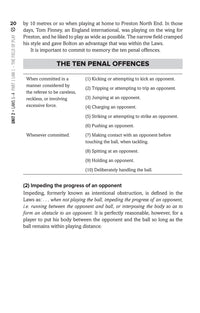 The Soccer Referee's Manual