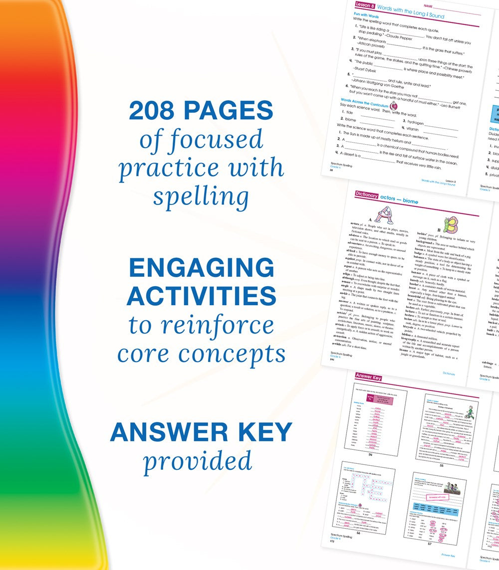 Spectrum Spelling, Grade 4