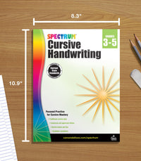 Spectrum Cursive Handwriting, Grades 3 - 5