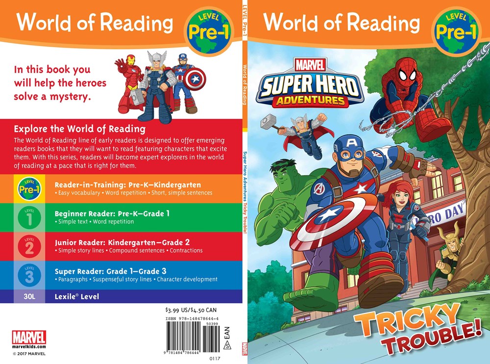 World of Reading: Super Hero Adventures: Tricky Trouble! : Level Pre-1