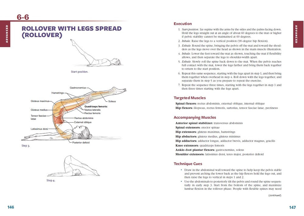 Pilates Anatomy: Illustrated guide to mat work for core stability and balance (2nd Edition)