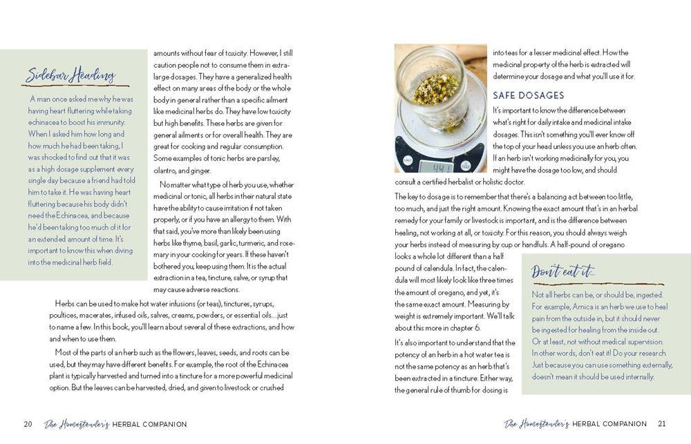 The Homesteader's Herbal Companion: The Ultimate Guide to Growing, Preserving, and Using Herbs