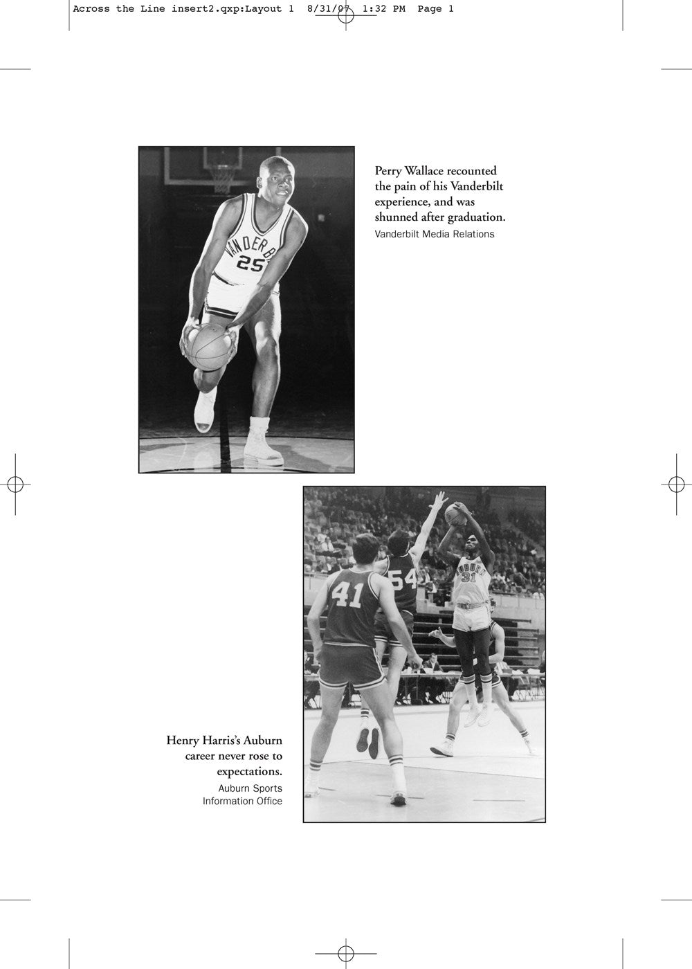 Across the Line: Tales of the First Black Basketball Players in the ACC and SEC (Revised and Updated)