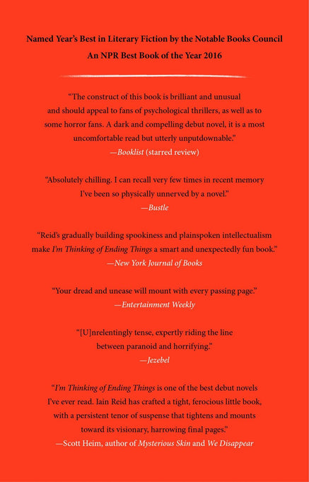 I'm Thinking of Ending Things: A Novel