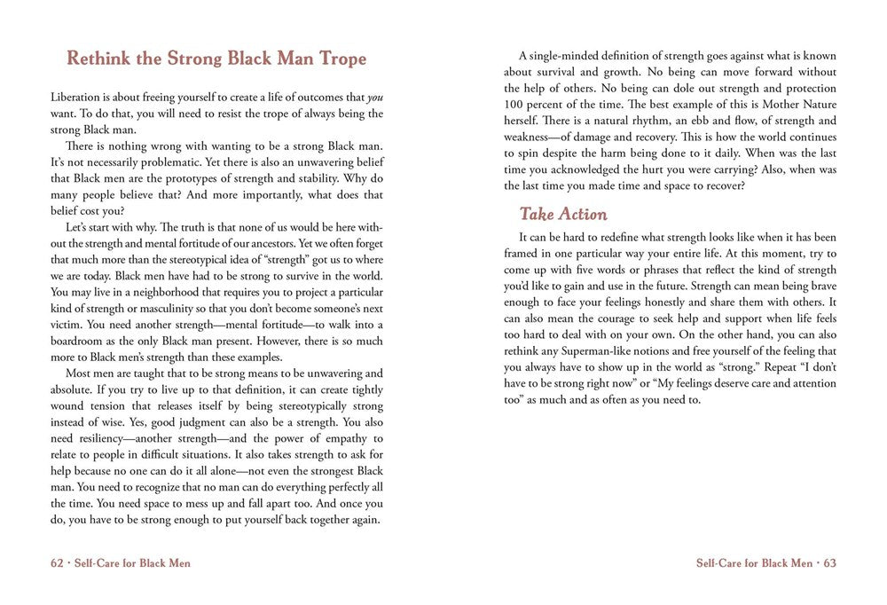 Self-Care for Black Men: 100 Ways to Heal and Liberate (Self-Care for Black Men Series)