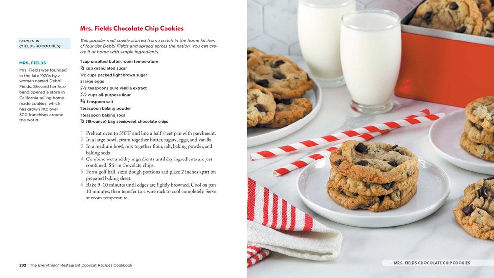 The Everything Restaurant Copycat Recipes Cookbook: 200 Easy Recipes to Re-Create Your Favorite Restaurant Dishes at Home (Everything(r) Series)