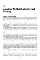 Foraging for Survival