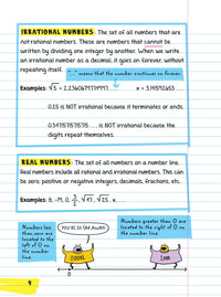 Everything You Need to Ace Pre-Algebra and Algebra I in One Big Fat Notebook