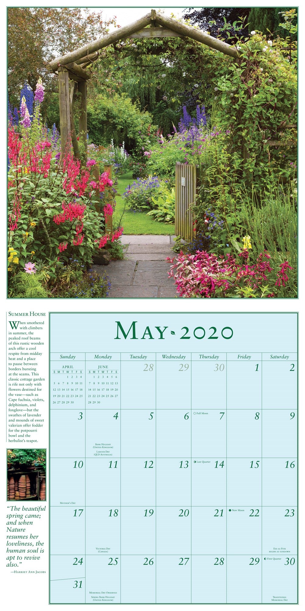 Secret Garden Wall Calendar 2020