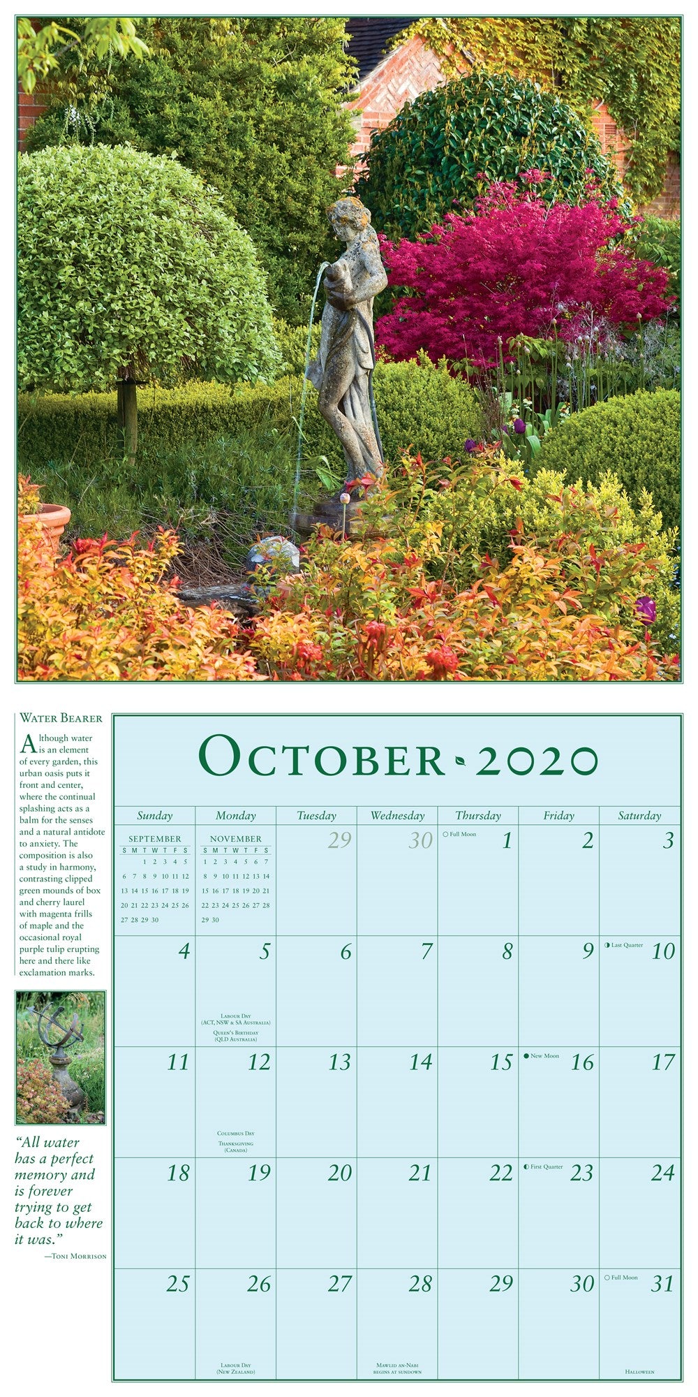 Secret Garden Wall Calendar 2020