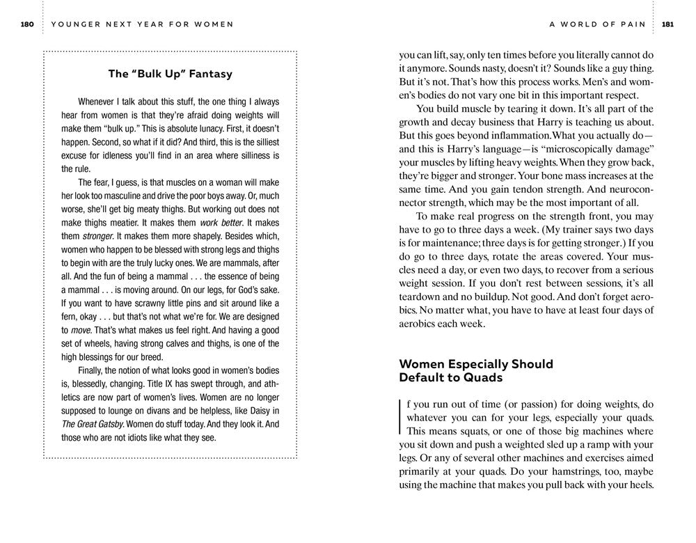 Younger Next Year for Women