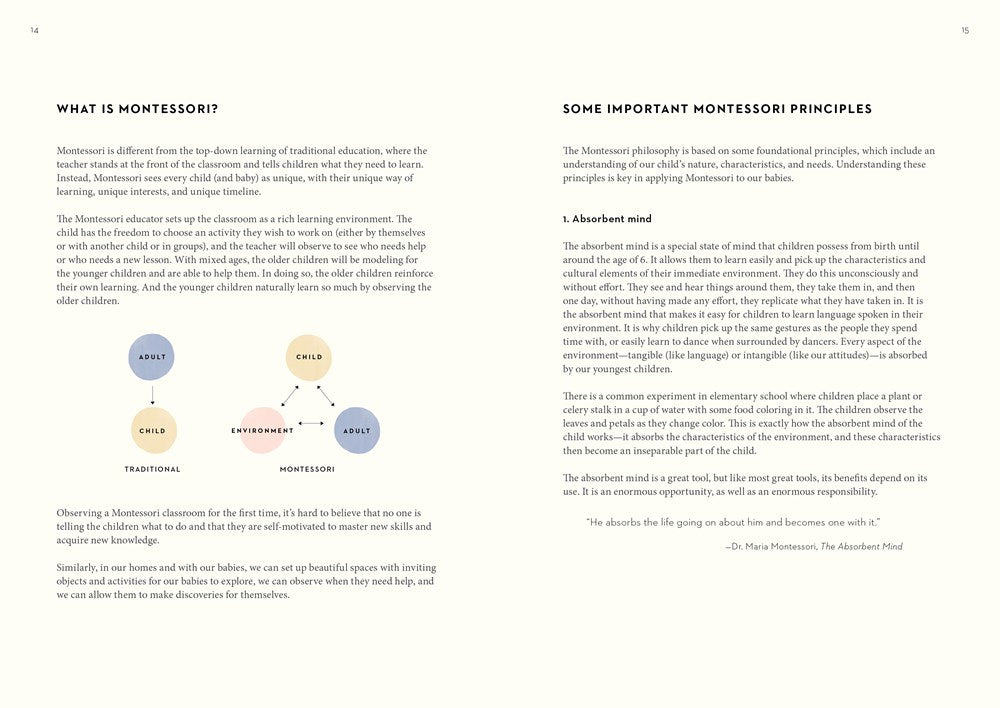 The Montessori Baby: A Parent's Guide to Nurturing Your Baby with Love, Respect, and Understanding