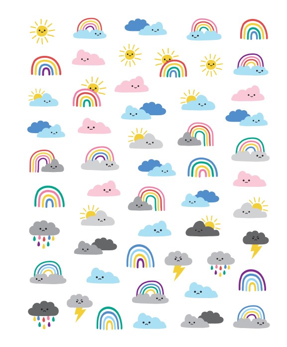 So. Many. Feelings Stickers.