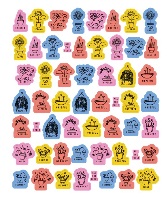 So. Many. Feelings Stickers.